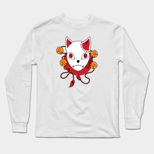 Japanese kitsune mask Long Sleeve T-Shirt